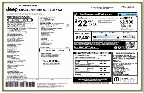 2025 Jeep Grand Cherokee Altitude