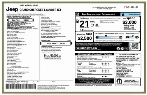 2025 Jeep Grand Cherokee L Summit