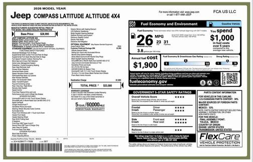 2026 Jeep Compass Latitude