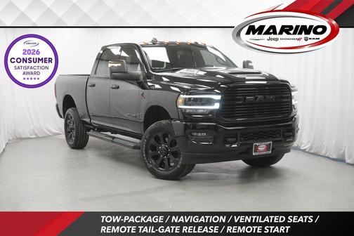 Diamond Black Crystal Pearlcoat 2024 RAM 2500 Laramie Crew Cab 4x4 6'4' Box