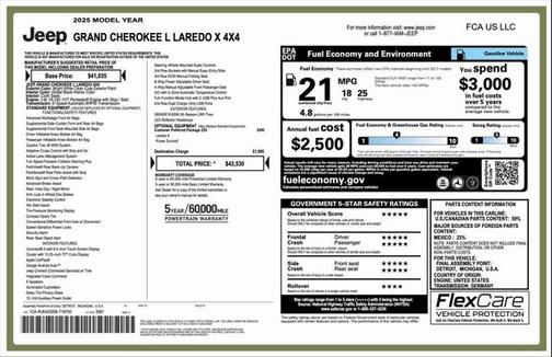 2025 Jeep Grand Cherokee L Laredo