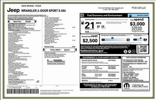 2025 Jeep Wrangler Sport S