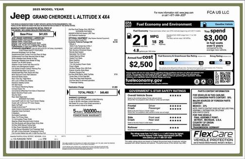 2025 Jeep Grand Cherokee L Altitude
