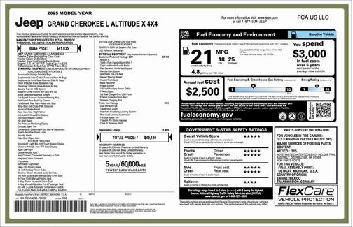 2025 Jeep Grand Cherokee L Altitude