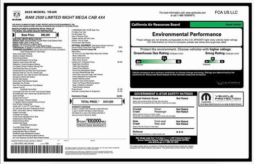 2025 RAM 2500 Limited Mega Cab 4x4 6'4' Box
