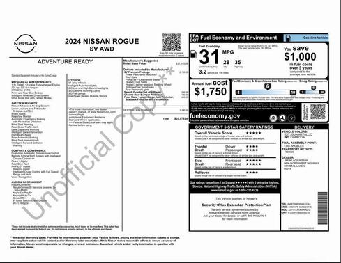 2024 Nissan Rogue SV