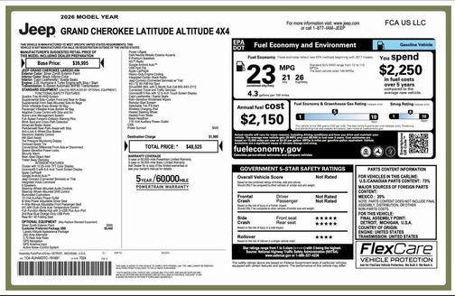 2026 Jeep Grand Cherokee Altitude