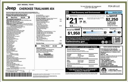 2021 Jeep Cherokee Trailhawk