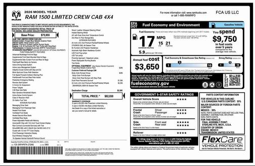 2026 RAM 1500 Limited