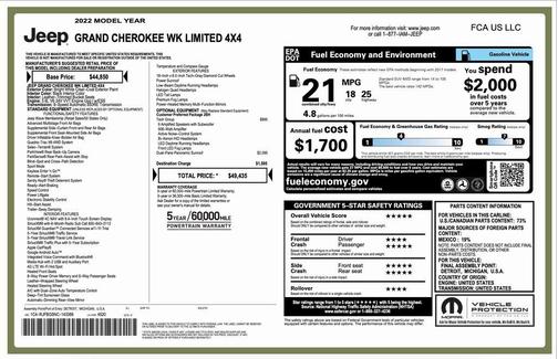 2022 Jeep Grand Cherokee Limited