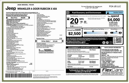 2026 Jeep Wrangler Rubicon