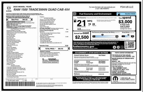 2025 RAM 1500 Tradesman