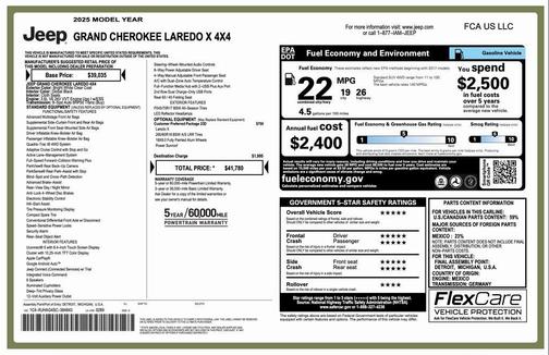 2025 Jeep Grand Cherokee Laredo