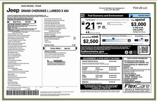 2025 Jeep Grand Cherokee L Laredo