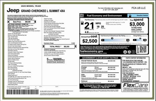 2025 Jeep Grand Cherokee L Summit