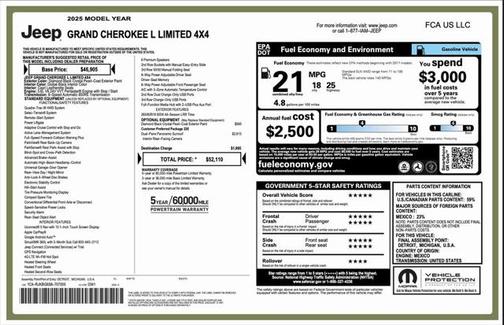 2025 Jeep Grand Cherokee L Limited