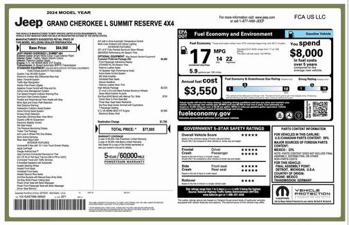 2024 Jeep Grand Cherokee L Summit Reserve