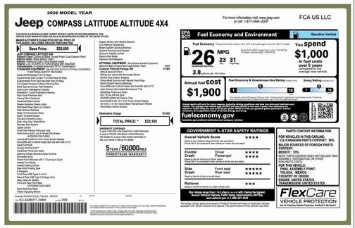 2026 Jeep Compass Latitude