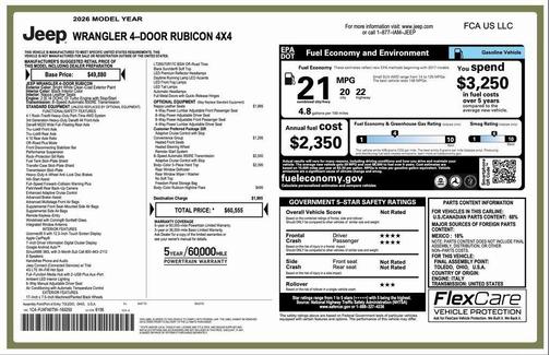 2026 Jeep Wrangler Rubicon