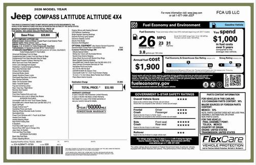 2026 Jeep Compass Latitude