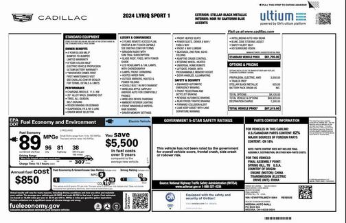 2024 Cadillac LYRIQ Sport