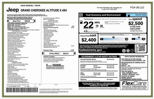 2025 Jeep Grand Cherokee Altitude