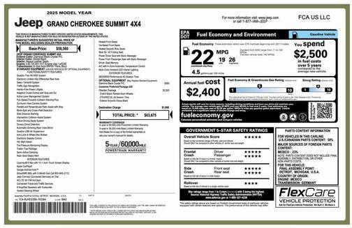 2025 Jeep Grand Cherokee Summit