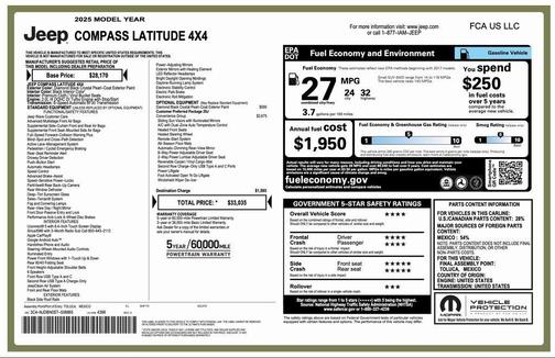 2025 Jeep Compass Latitude