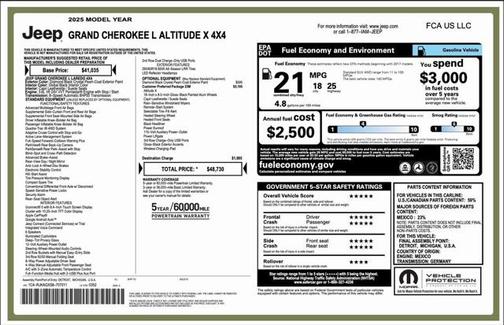2025 Jeep Grand Cherokee L Altitude