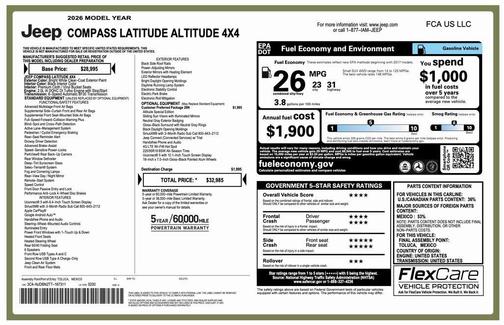 2026 Jeep Compass Latitude