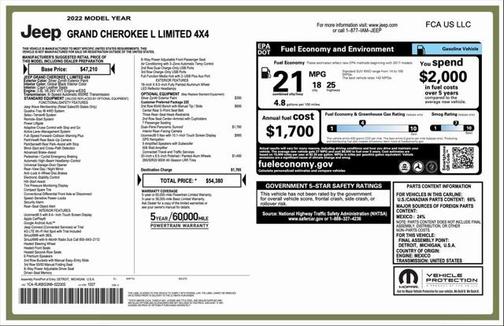 2022 Jeep Grand Cherokee L Limited