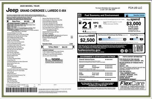 2025 Jeep Grand Cherokee L Laredo