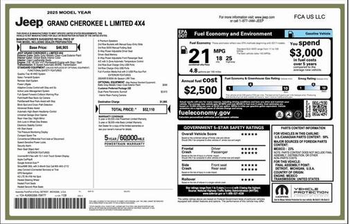 2025 Jeep Grand Cherokee L Limited