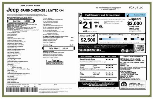 2025 Jeep Grand Cherokee L Limited