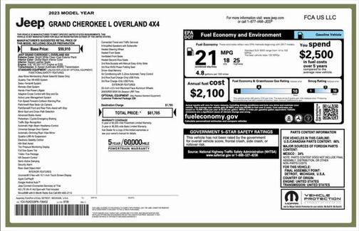 2023 Jeep Grand Cherokee L Overland