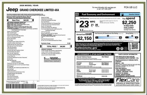 2026 Jeep Grand Cherokee Limited