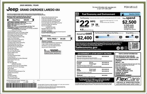 2025 Jeep Grand Cherokee Laredo