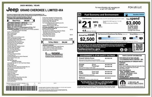 2025 Jeep Grand Cherokee L Limited
