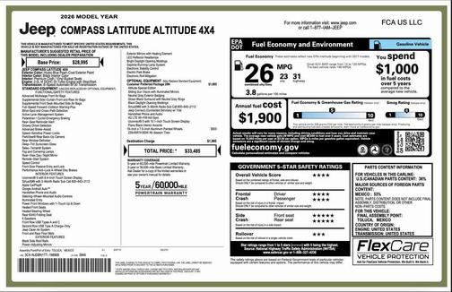 2026 Jeep Compass Latitude