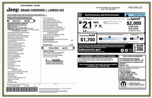 2022 Jeep Grand Cherokee L Laredo