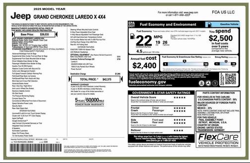 2025 Jeep Grand Cherokee Laredo