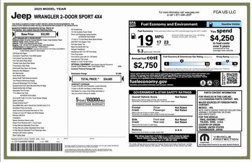 2025 Jeep Wrangler Sport