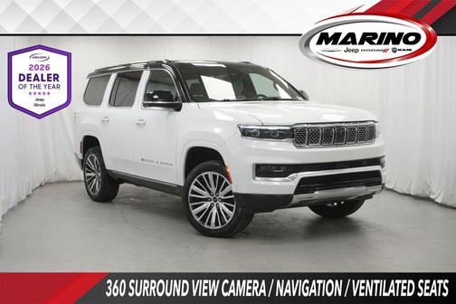Bright White Clearcoat 2025 Jeep Grand Wagoneer 4x4