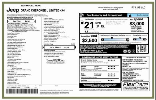 2025 Jeep Grand Cherokee L Limited