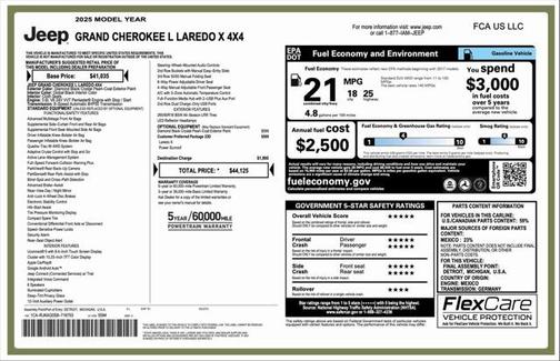 2025 Jeep Grand Cherokee L Laredo