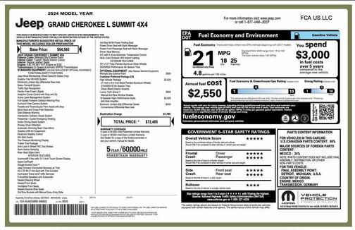 2024 Jeep Grand Cherokee L Summit