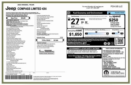2023 Jeep Compass Limited