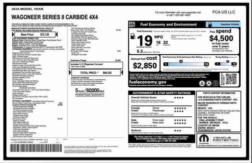 2024 Jeep Wagoneer Series II Carbide 4x4
