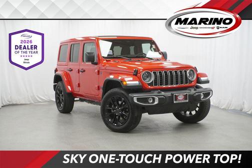 Firecracker Red Clearcoat 2025 Jeep Wrangler 4xe Sahara