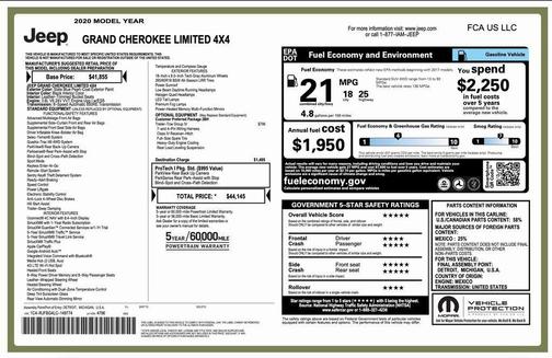 2020 Jeep Grand Cherokee Limited
